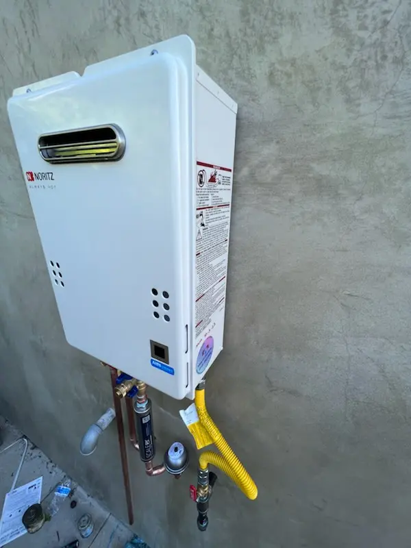Tankless water heater installation for Briar homes